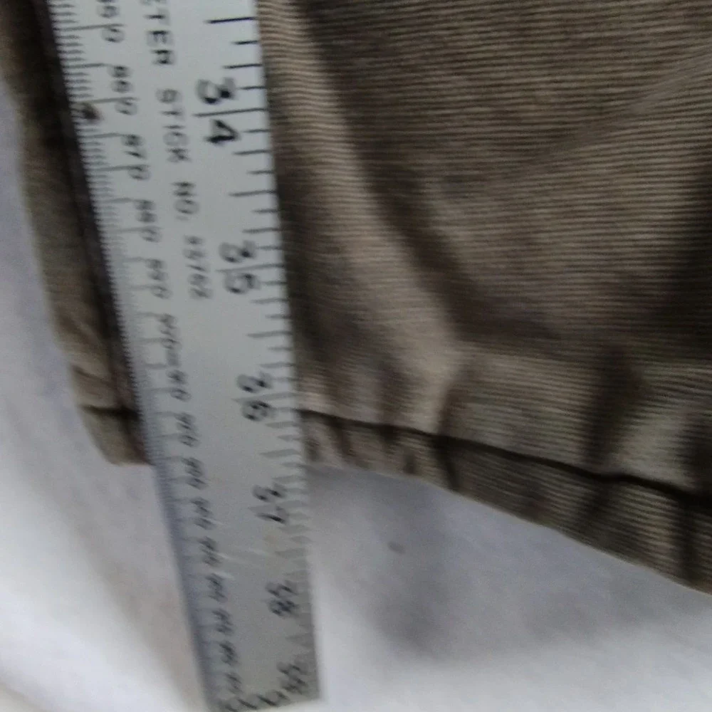 Wrangler Rugged Wear Mens 38x30 Brown Canvas Lined Work Pants Distressed outdoor